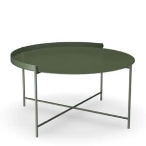 Edge Tray Table, Ø 76 cm fra Houe (Olive Green)