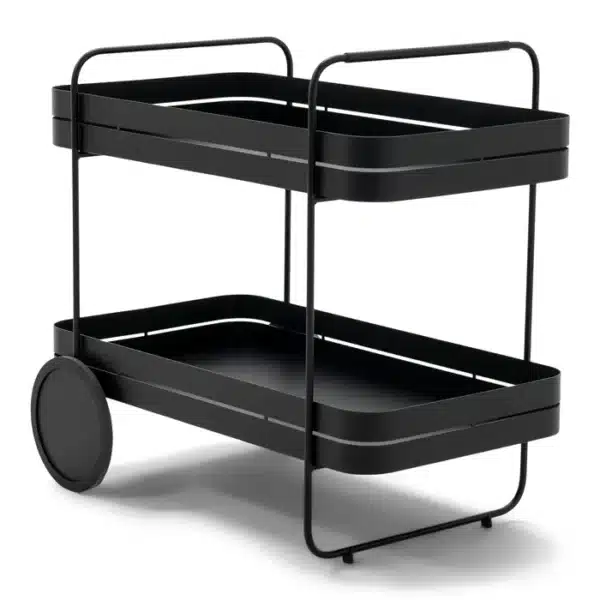 Carrito - Serveringsvogn i sort metal