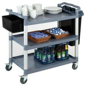 Rullebord M/3 Hylder 108x50x96cm