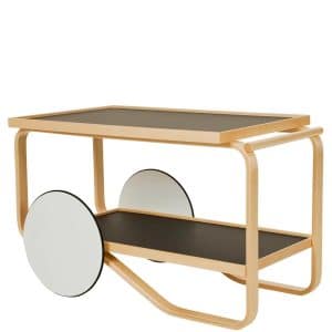 Tea Trolley 901 fra Artek Sort - Jacobsen Plus