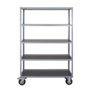 Meraki - Reol m. 4 hjul, Trolley, Grå