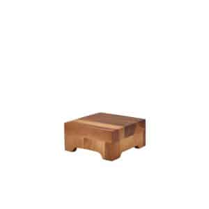 Genware Acacia Wood Displayblok 21 x 10 Cm